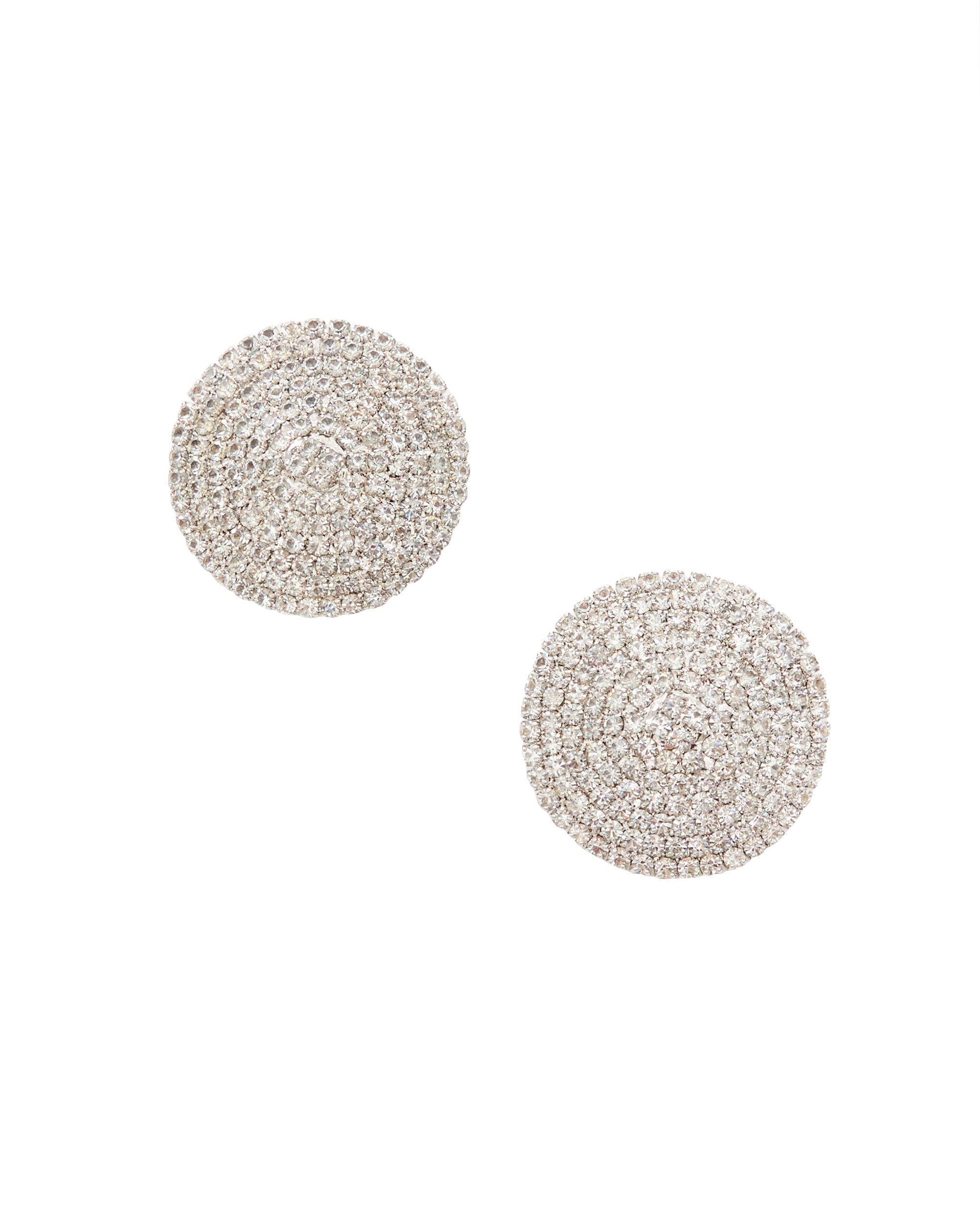 アクセサリーその他 SELF PORTRAIT Brass earrings with crystals SILVER Self Portrait Brass earrings with crystals - Silver | PF25612ESL