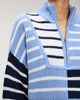 Cropped Hampton Sweater in Adriatic Stripe - 20% Off Editor's Picks