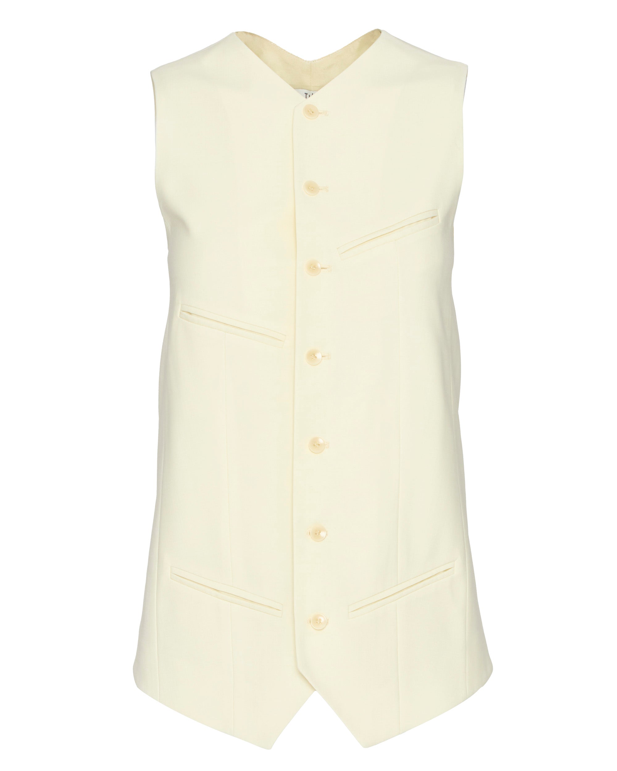 Tropical Wool Easy Vest - Main Image