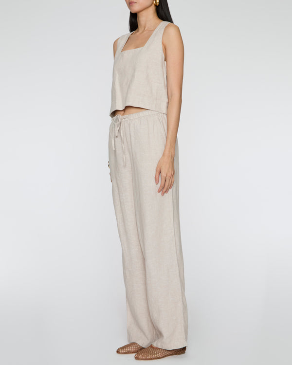 RAILS Akira Top in Heathered Flax