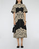 SEA Alexandra Embroidery Short Sleeve Midi Dress