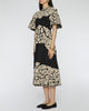 SEA Alexandra Embroidery Short Sleeve Midi Dress