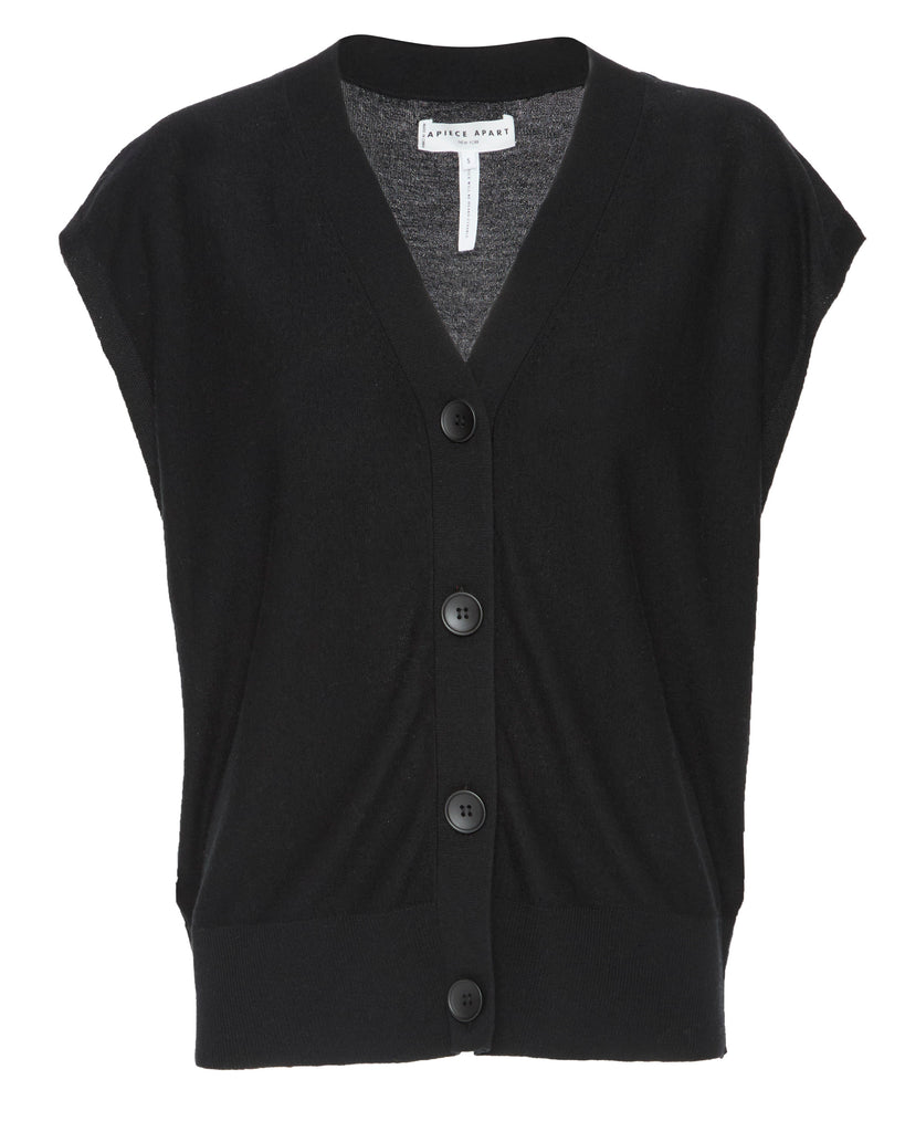 Bardi Drippy Vest in Black