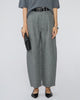 APIECE APART Bari Crop Trouser in Heathered Grey