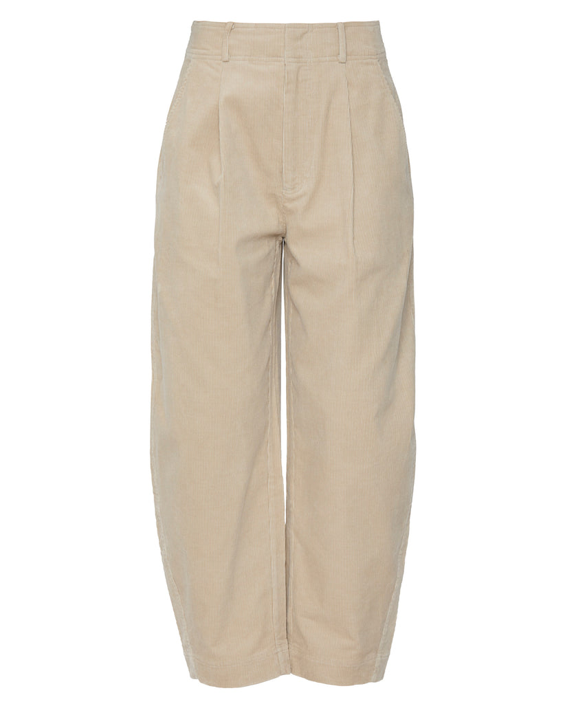 APIECE APART Bari Crop Trouser in Sand Stone