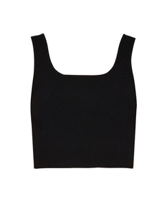 Ilia Crop in Black