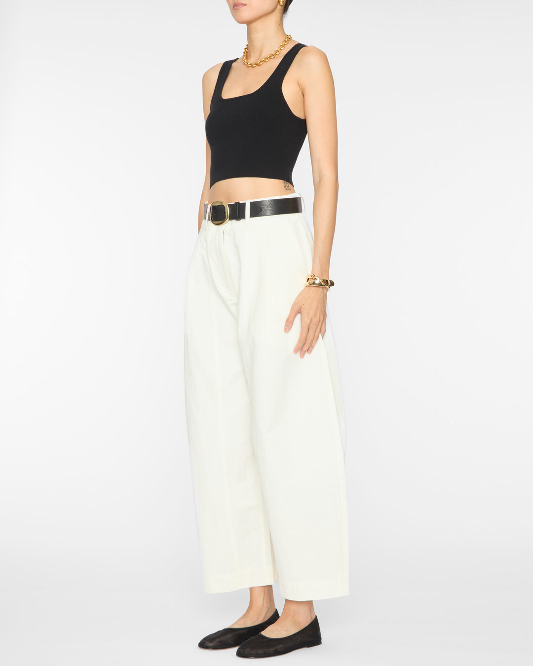 APIECE APART Ilia Crop in Black