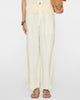 APIECE APART Bari Crop Trouser in Cream