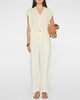 APIECE APART Bari Crop Trouser in Cream