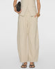 APIECE APART Bari Crop Trouser in Striped Flax