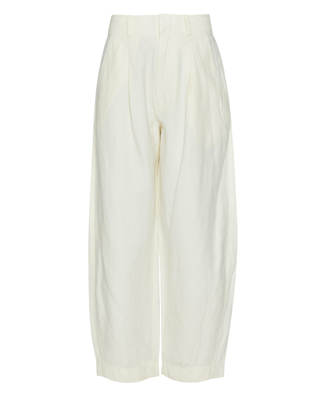 APIECE APART Bari Crop Trouser in Cream