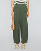 Bari Crop Trouser in Thyme