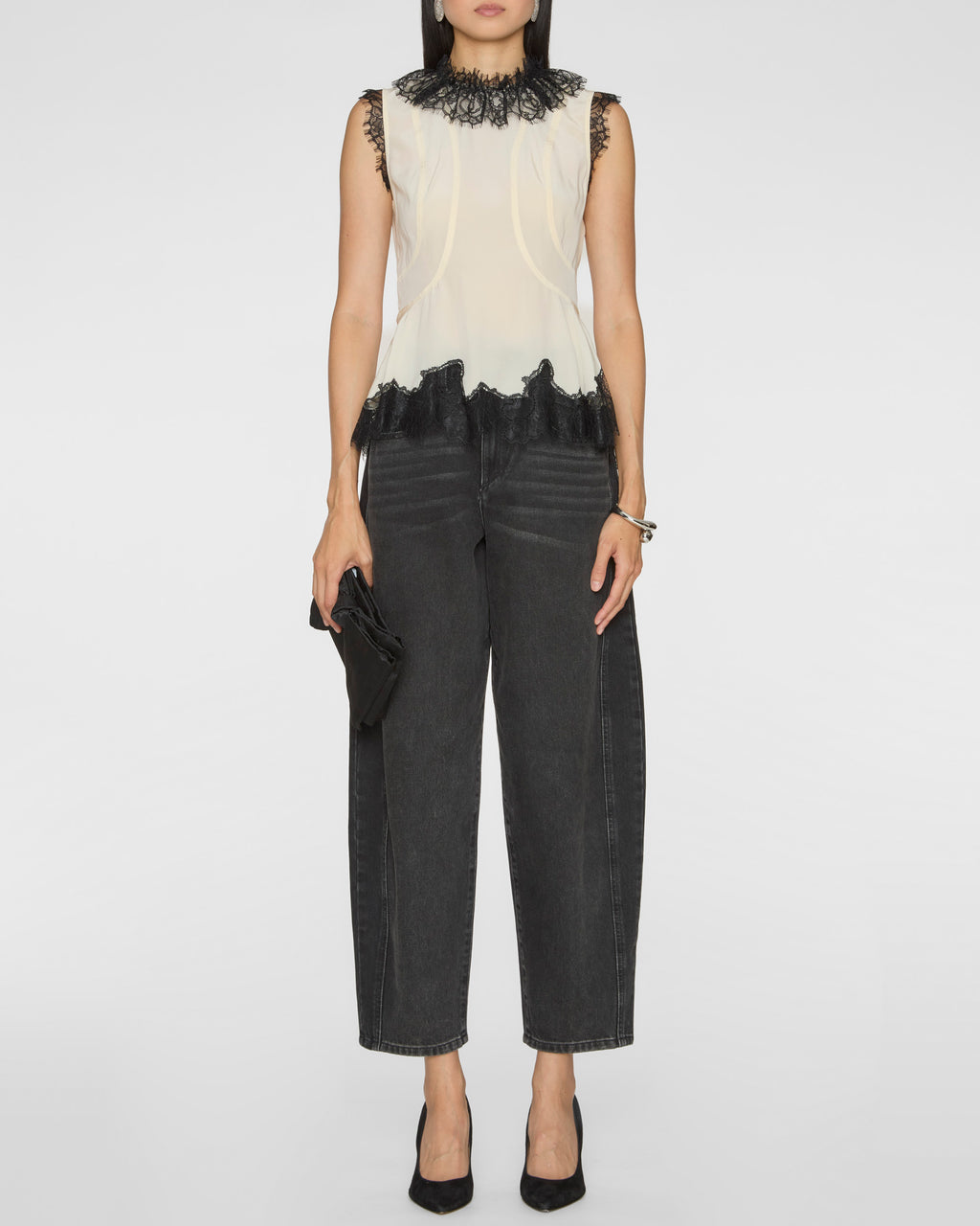 ULLA JOHNSON Bette Cape Sleeve Top