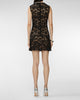 SELF PORTRAIT Black Lace Crystal Mini Dress