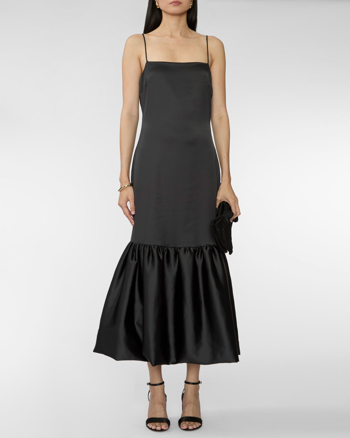 caroline constas black dress Sydney Ruffle Hem Gown SIZE:XS Steve Madden Men's Meveryye This isn’t just another Flapper Dresses