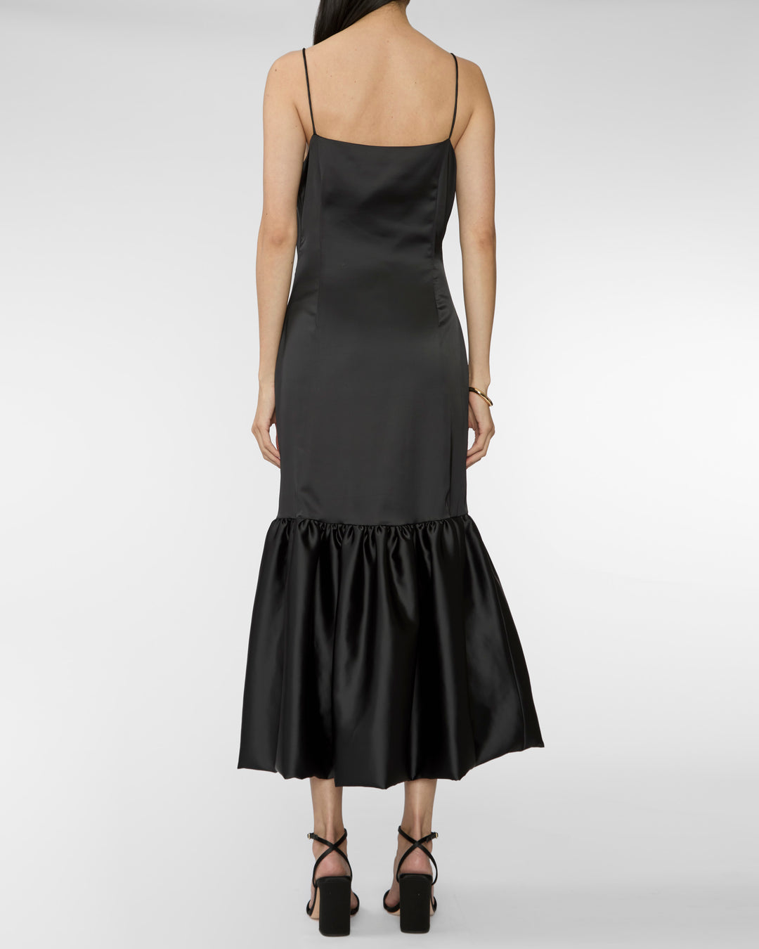 CAROLINE CONSTAS Sydney Ruffle Hem Gown