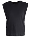 Cashmere Easy Vest in Black