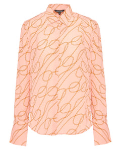 Sophie Blouse in Pink Chain