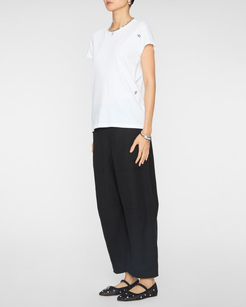 CATHERINEGEE Embroidered Cotton T-Shirt in Star