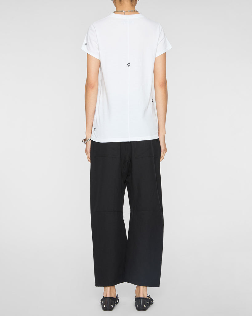 CATHERINEGEE Embroidered Cotton T-Shirt in Star
