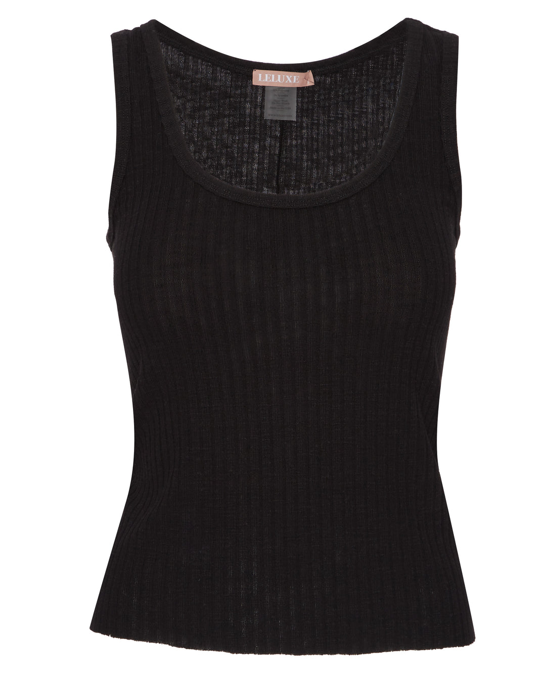 LELUXE Charli Tank in Black Charcoal