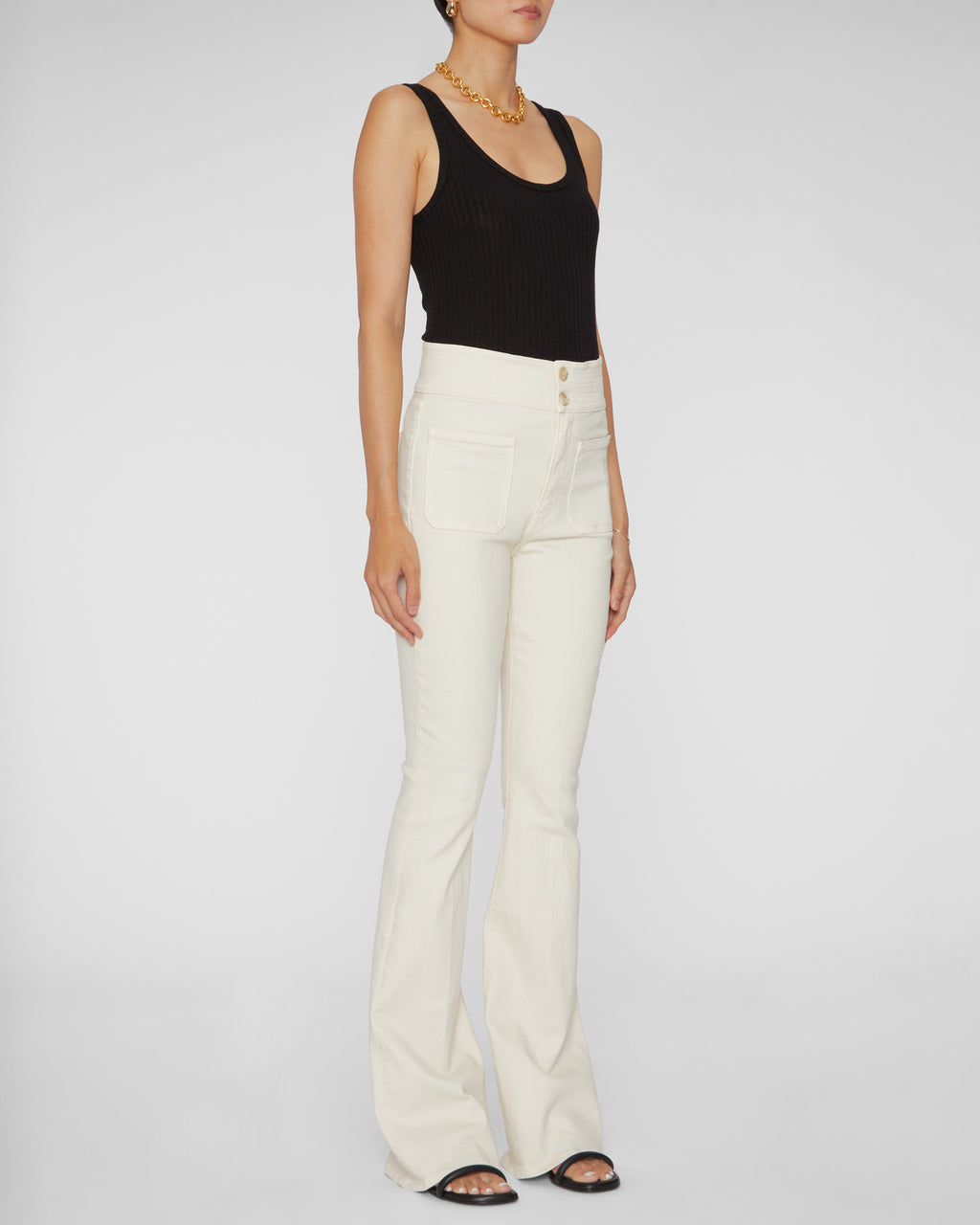 LELUXE Charli Tank in Black Charcoal