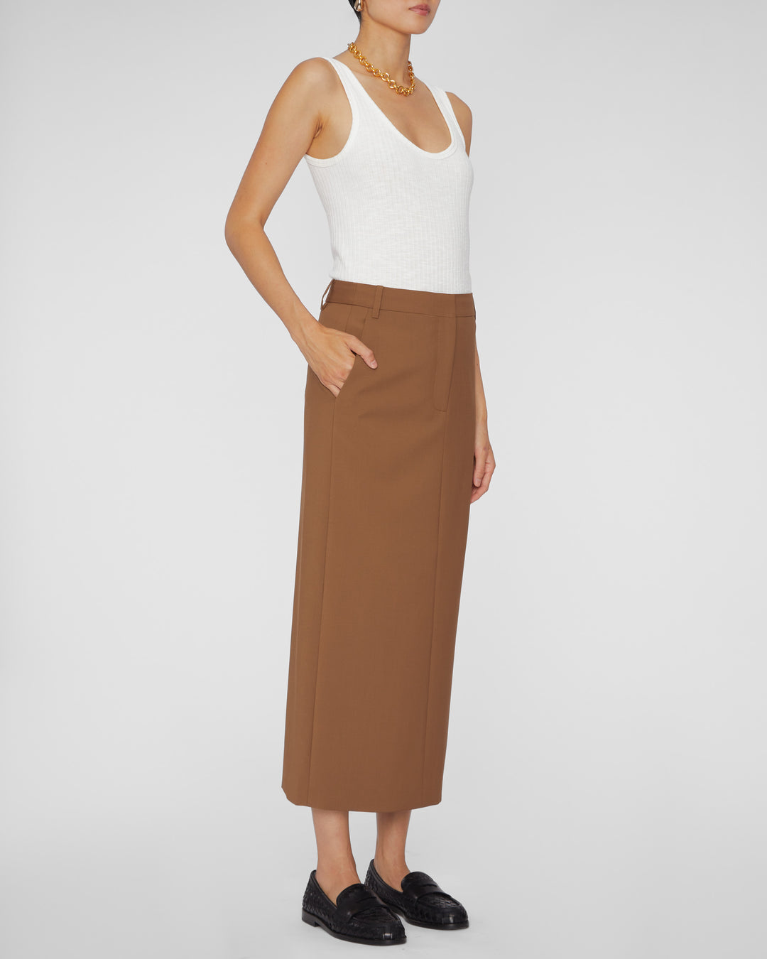 LELUXE Charli Tank in Cloud