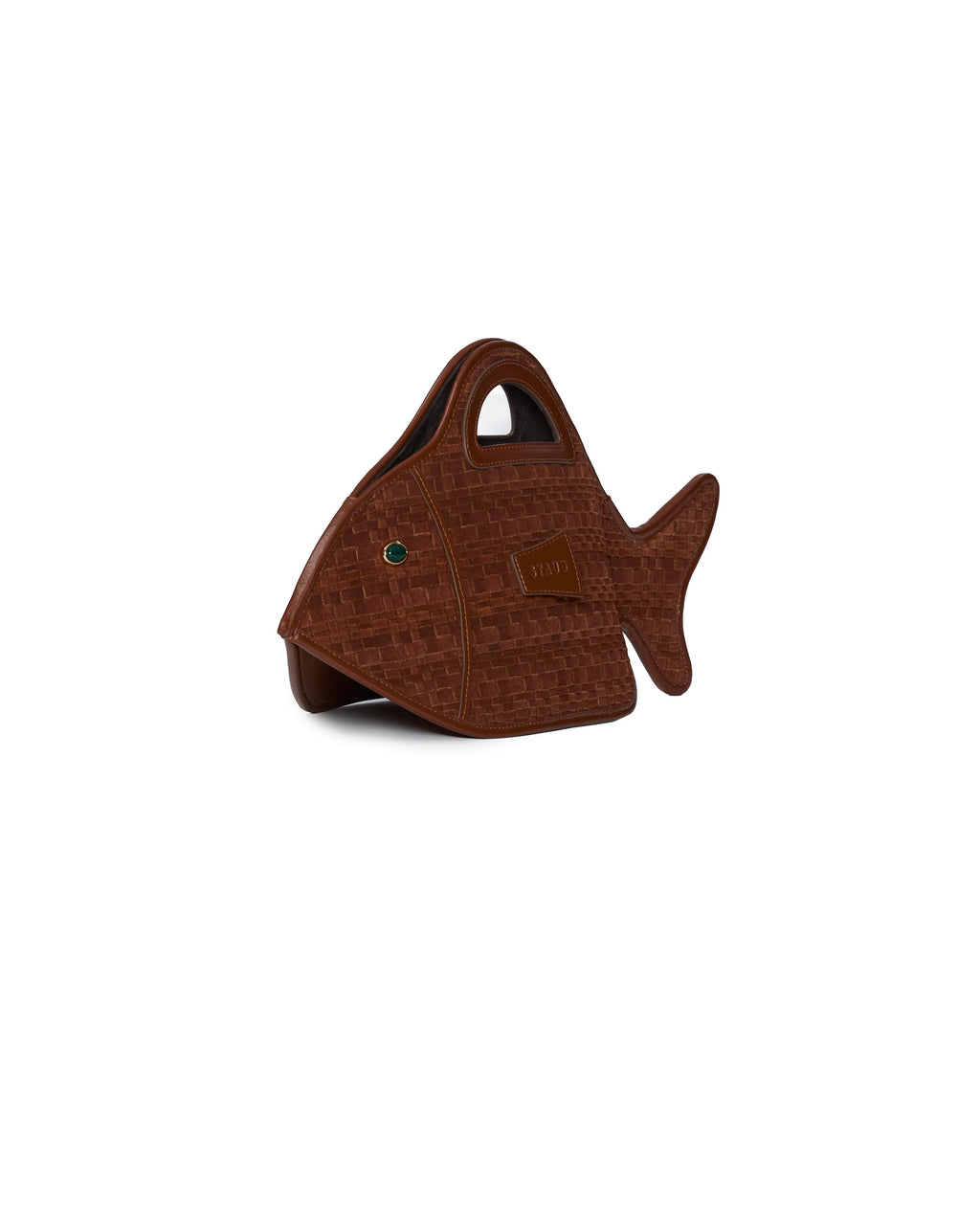 STAUD Cleo Fish Bag in Tabac