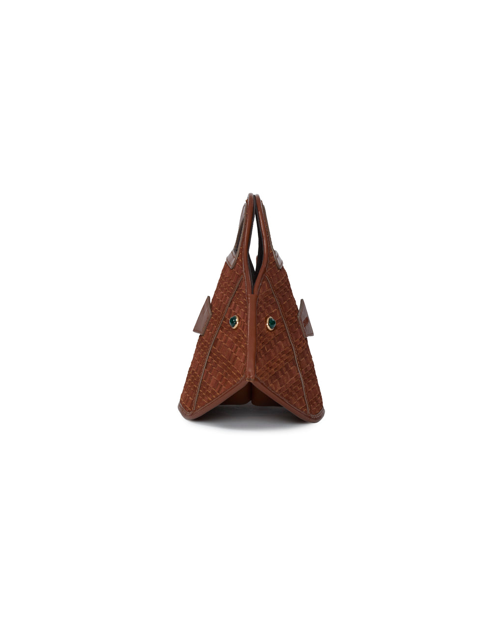 STAUD Cleo Fish Bag in Tabac