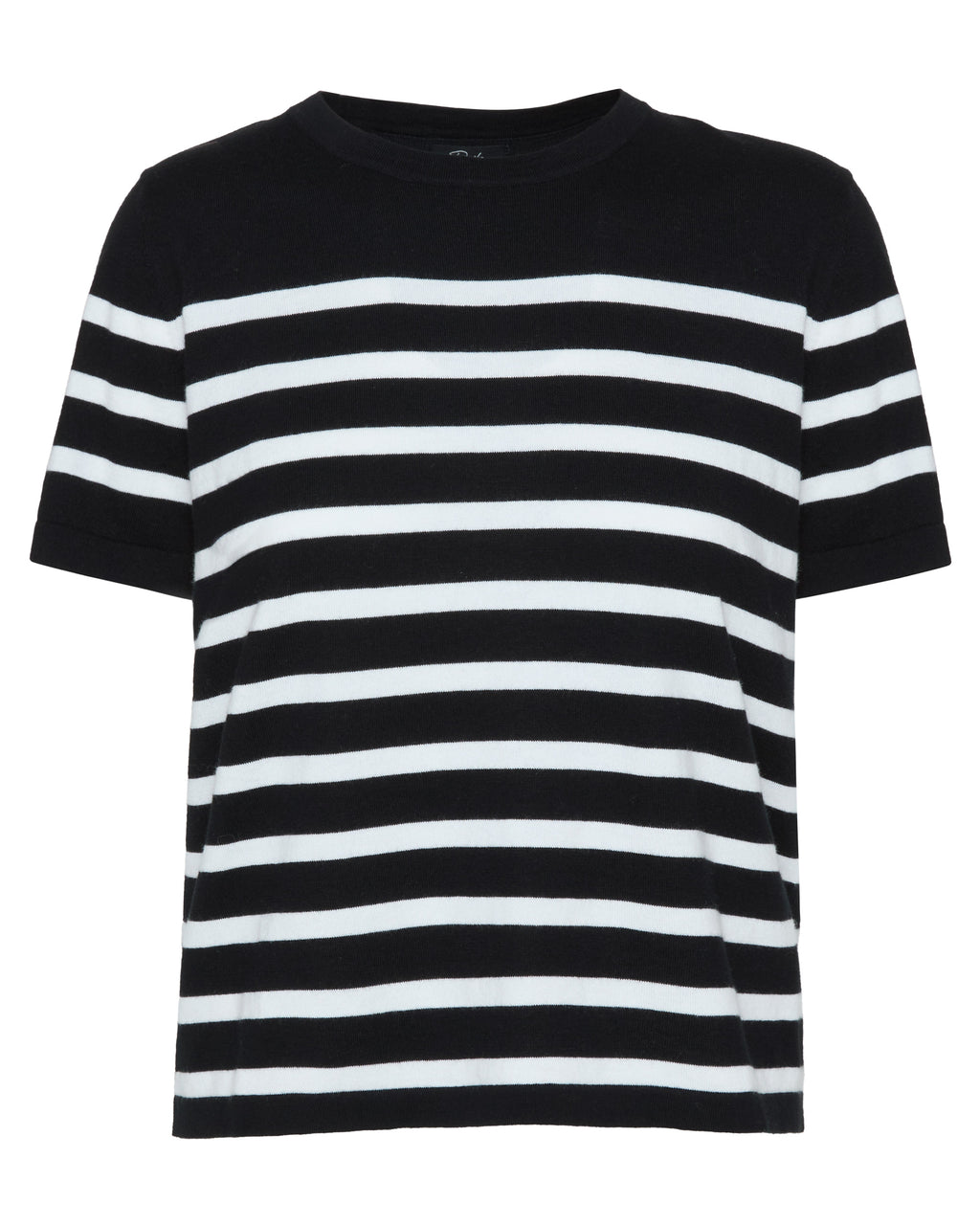 RAILS Cotton Cashmere Short Sleeve Tee in Parisian Stripe