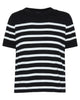 RAILS Cotton Cashmere Short Sleeve Tee in Parisian Stripe