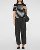RAILS Cotton Cashmere Short Sleeve Tee in Parisian Stripe