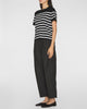 RAILS Cotton Cashmere Short Sleeve Tee in Parisian Stripe
