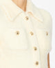 Cream Fluffy Knit Top