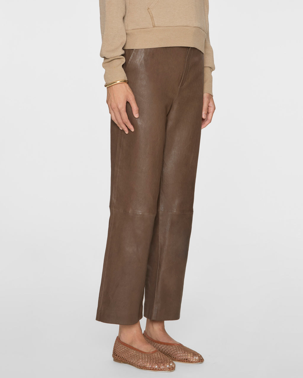 SPRWMN Cropped Baggy Trousers