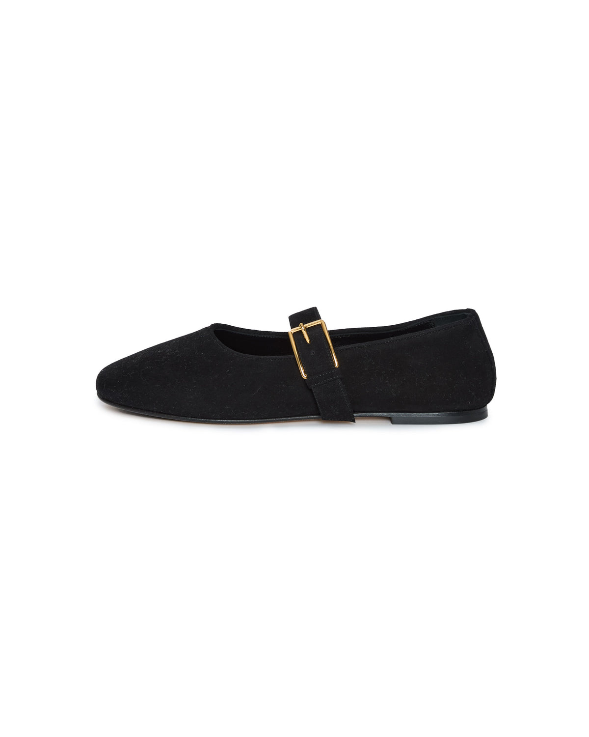 DEAR FRANCES Balla Buckle Shoe in Black, 38 / Black Suede