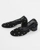 DEAR FRANCES Balla Pump in Black Crystals & Studs