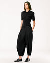 Tibi Dominic Pinstripe Pleated Balloon Pant