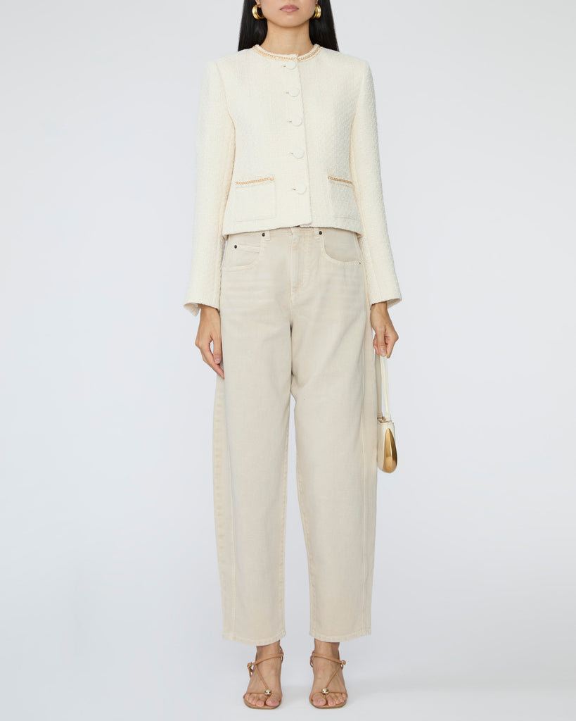 DREW Jenn Blazer in Ivory/Gold