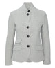 DREW Jordan Blazer in Heather Grey with Black Buttons