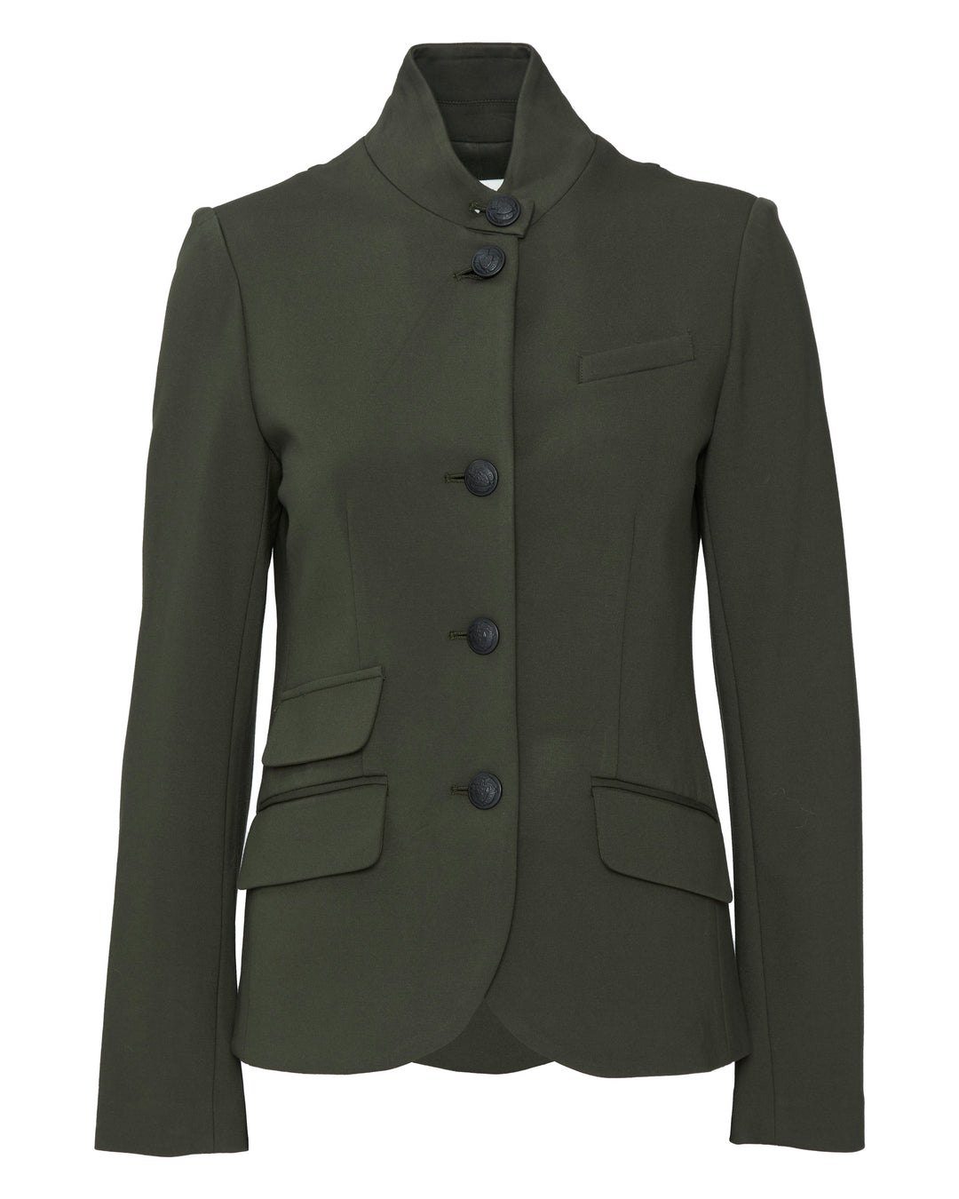 DREW Jordan Blazer in Olive with Black Buttons