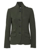 DREW Jordan Blazer in Olive with Black Buttons