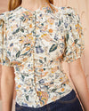 Elise Top in Gardenia - 20% Off New Season