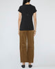 CATHERINEGEE Embroidered Cotton T-Shirt in Black Horseshoe