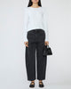 CATHERINEGEE Embroidered Cotton Long Sleeve T-Shirt in Horse