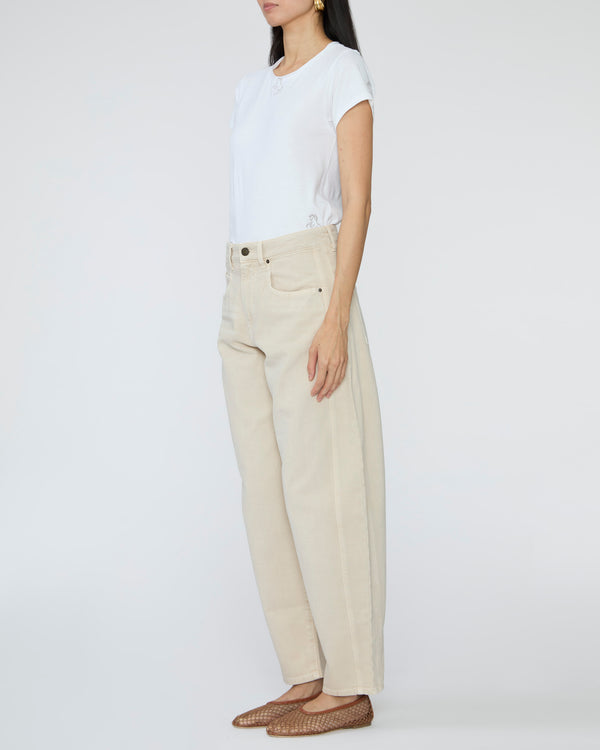 CATHERINEGEE Embroidered Cotton T-Shirt in Horse