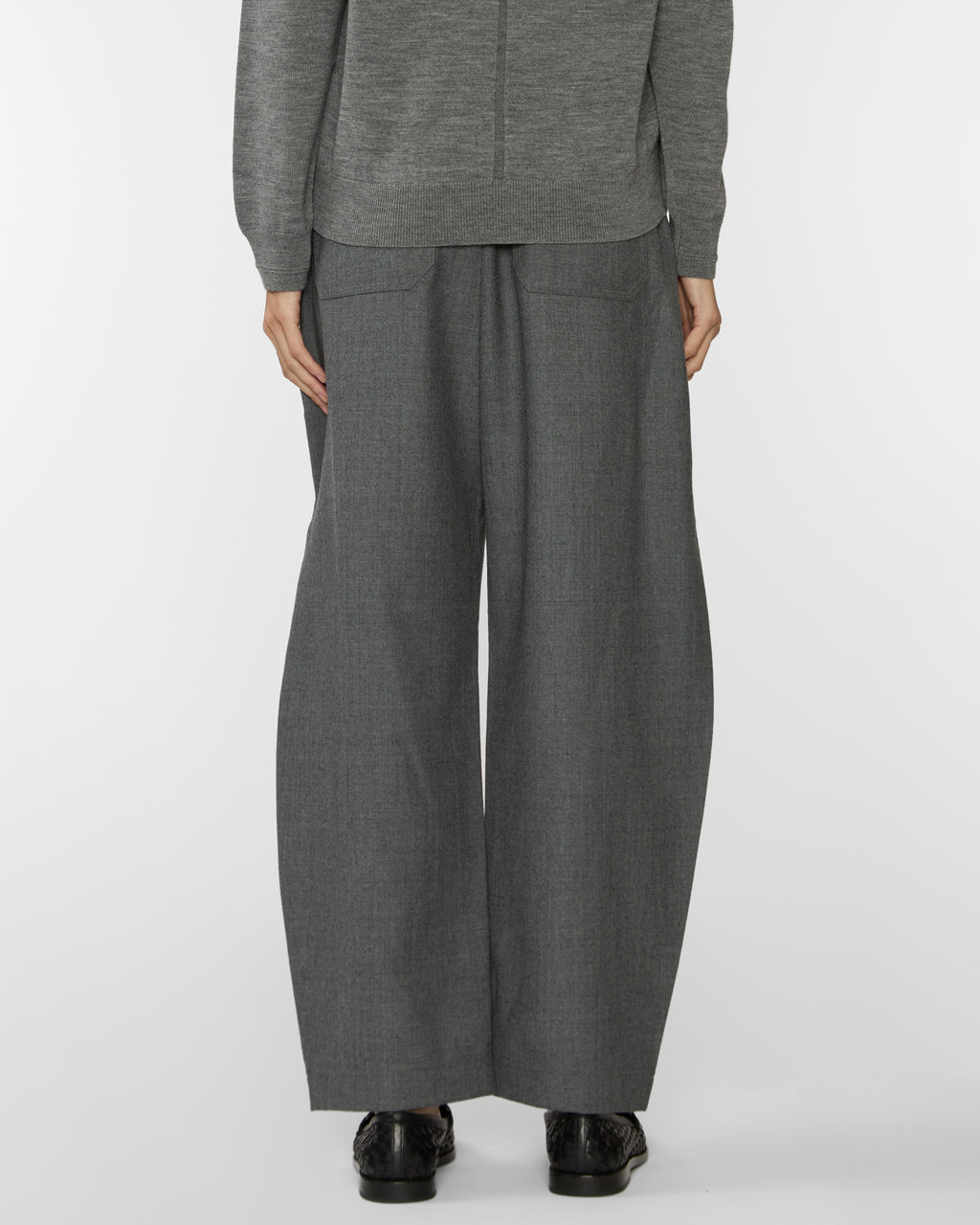 APIECE APART Everyday Pull-On Pant in Grey Melange