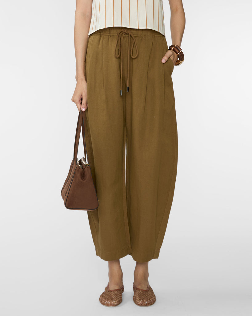 APIECE APART Everyday Pull - On Pant in Tobacco