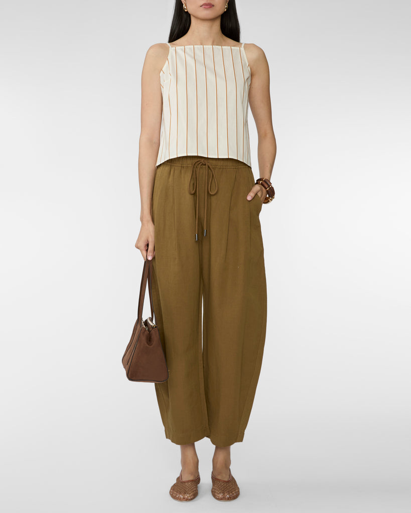 APIECE APART Everyday Pull - On Pant in Tobacco