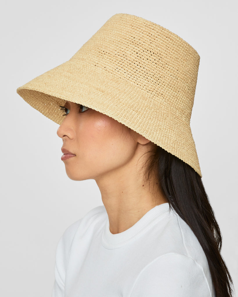 JANESSA LEONE Felix Hat in Natural
